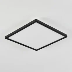 hofstein Plafonnier Sasinhosa LED Noir, 1 lumière, Télécommandes