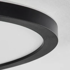 hofstein Plafonnier Sasinhosa LED Noir, 1 lumière, Télécommandes