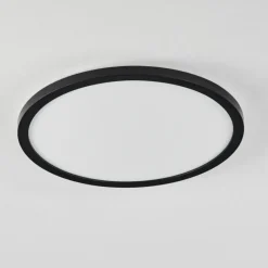 hofstein Plafonnier Sasinhosa LED Noir, 1 lumière, Télécommandes