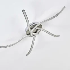 hofstein Plafonnier Saskatoon LED Nickel mat, 5 lumières* Éclairage Led