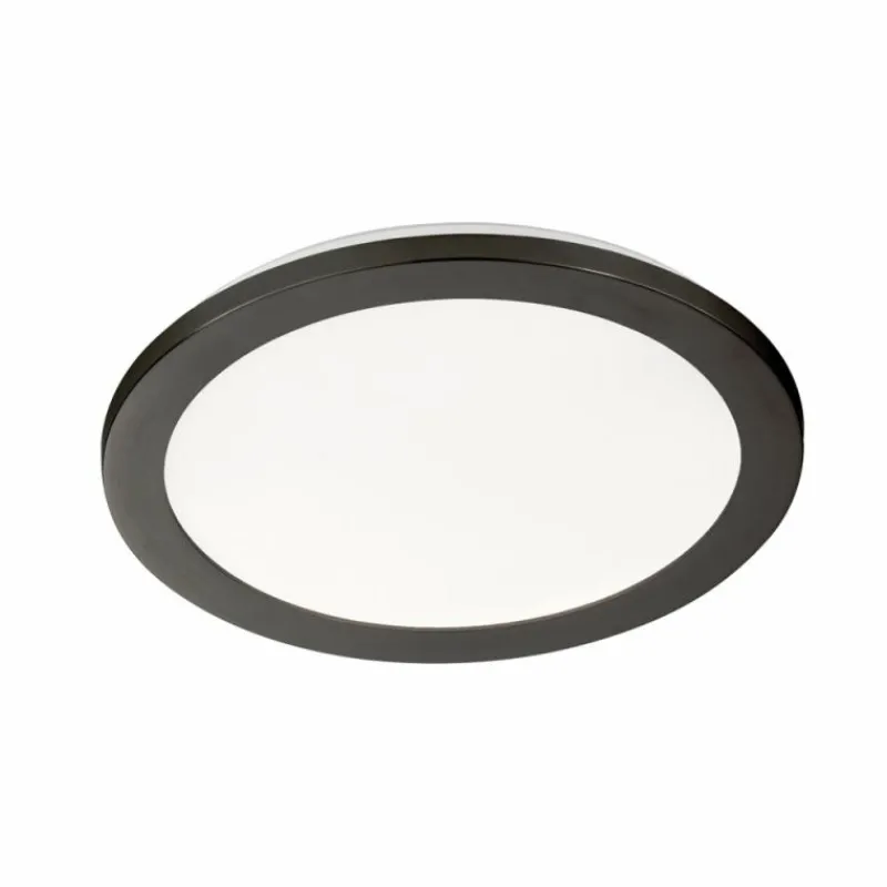 SCHÖNER WOHNEN-Kollektion Plafonnier Flat LED Noir, Blanc, 1 lumière* Éclairage Led