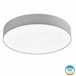 Lampes En Tissu-SCHÖNER WOHNEN-Kollektion Plafonnier SCHÖNER-WOHNEN-Kollektion Pina LED Blanc, 1 lumière, Télécommandes