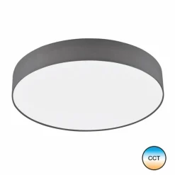 Lampes En Tissu-SCHÖNER WOHNEN-Kollektion Plafonnier SCHÖNER-WOHNEN-Kollektion Pina LED Blanc, 1 lumière, Télécommandes