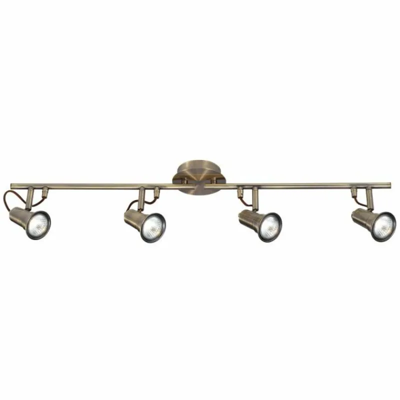 Luminaires Searchlight Plafonnier Searchlight EROS Laiton, 4 lumières* Spots Et Projecteurs