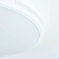 hofstein Plafonnier Seewen LED Blanc, 1 lumière, Télécommandes* Éclairage Led