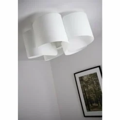 Luminaires Selene Plafonnier Selene Blanc, 5 lumières