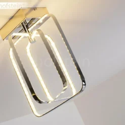 hofstein Plafonnier Sepino LED Chrome, 1 lumière