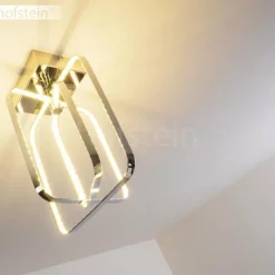 hofstein Plafonnier Sepino LED Chrome, 1 lumière