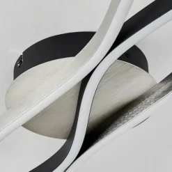 hofstein Plafonnier Serlande LED Noir, 1 lumière