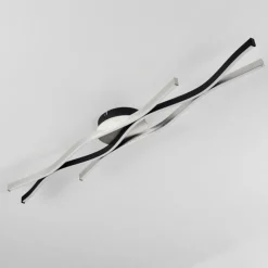 hofstein Plafonnier Serlande LED Noir, 1 lumière