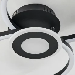 hofstein Plafonnier Serzedelo LED Noir, 1 lumière