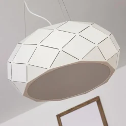 hofstein Plafonnier Shouver LED Blanc, 1 lumière