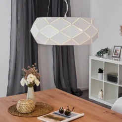 hofstein Plafonnier Shouver LED Blanc, 1 lumière