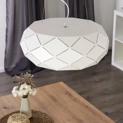 hofstein Plafonnier Shouver LED Blanc, 1 lumière