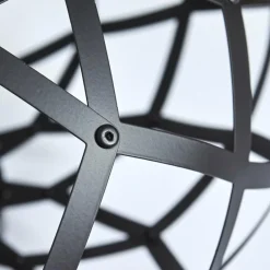 Lampes Vintages & Rétros-hofstein Plafonnier Shupá Noir, 1 lumière