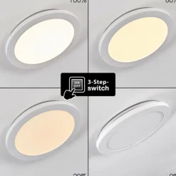 hofstein Plafonnier Siguna LED Blanc, 1 lumière