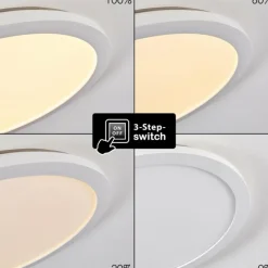 hofstein Plafonnier Siguna LED Blanc, 1 lumière