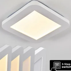 hofstein Plafonnier Siguna LED Blanc, 1 lumière