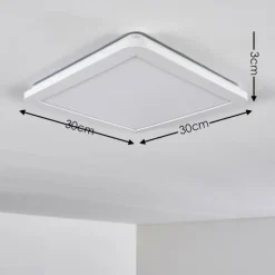 hofstein Plafonnier Siguna LED Blanc, 1 lumière