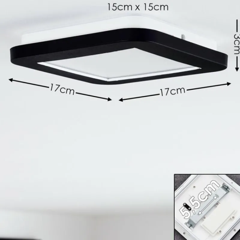 hofstein Plafonnier Siguna LED Blanc, 1 lumière