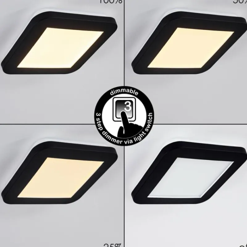 hofstein Plafonnier Siguna LED Blanc, 1 lumière