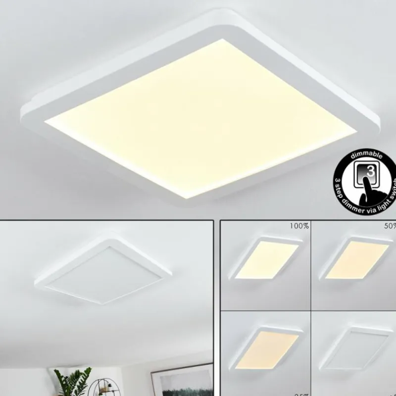 hofstein Plafonnier Siguna LED Blanc, 1 lumière