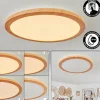 Luminaires Scandinaves-hofstein Plafonnier Siguna LED Couleur bois, 1 lumière