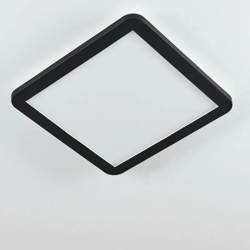 hofstein Plafonnier Siguna LED Noir, Blanc, 1 lumière