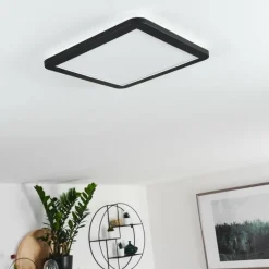 hofstein Plafonnier Siguna LED Noir, Blanc, 1 lumière