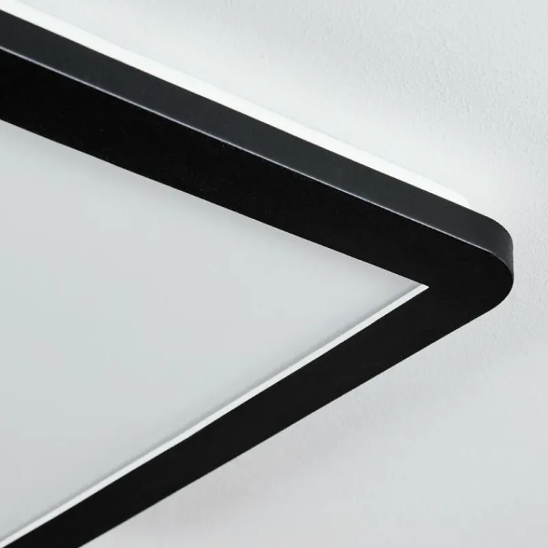 hofstein Plafonnier Siguna LED Noir, Blanc, 1 lumière