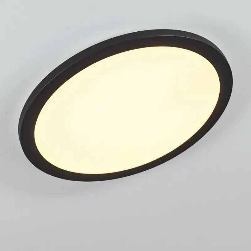 hofstein Plafonnier Siguna LED Noir, Blanc, 1 lumière