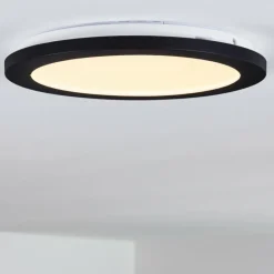 hofstein Plafonnier Siguna LED Noir, 1 lumière