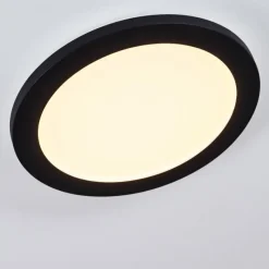 hofstein Plafonnier Siguna LED Noir, 1 lumière
