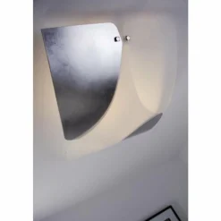 Sil Lux Plafonnier Baltimora Acier inoxydable, Blanc, 2 lumières