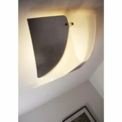 Sil Lux Plafonnier Baltimora Acier inoxydable, Blanc, 2 lumières