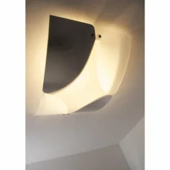 Sil Lux Plafonnier Baltimora Acier inoxydable, Blanc, 2 lumières