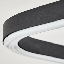 hofstein Plafonnier Silla LED Noir, 1 lumière