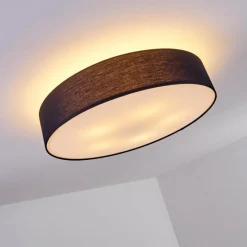 Lampes En Tissu-hofstein Plafonnier Skelbaek Nickel mat, 5 lumières
