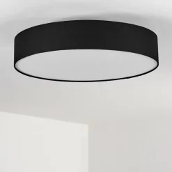 Lampes En Tissu-hofstein Plafonnier Skelbaek Nickel mat, 5 lumières