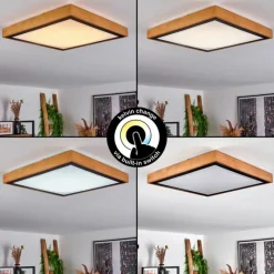 hofstein Plafonnier Sobredo LED Écru, Noir, 1 lumière