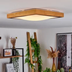 hofstein Plafonnier Sobredo LED Écru, Noir, 1 lumière