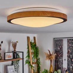 hofstein Plafonnier Sobredo LED Écru, Noir, Blanc, 1 lumière