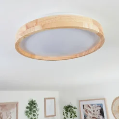 Luminaires Scandinaves-hofstein Plafonnier Sofo LED Blanc, 1 lumière