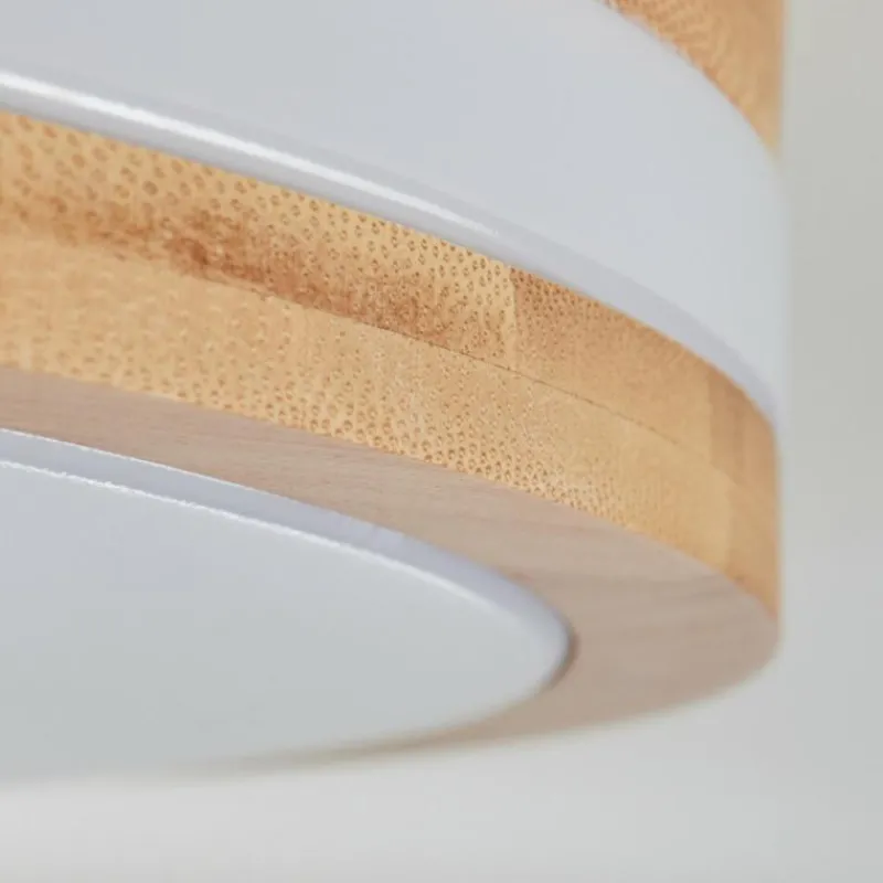 Luminaires Scandinaves-hofstein Plafonnier Sofo LED Blanc, 1 lumière, Télécommandes
