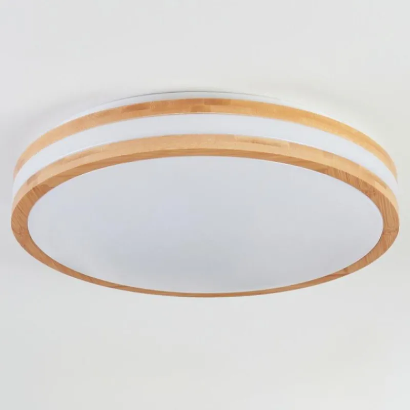 Luminaires Scandinaves-hofstein Plafonnier Sofo LED Blanc, 1 lumière, Télécommandes