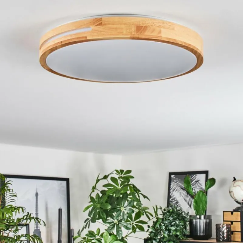 Luminaires Scandinaves-hofstein Plafonnier Sofo LED Blanc, 1 lumière, Télécommandes