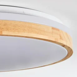 Luminaires Scandinaves-hofstein Plafonnier Sofo LED Blanc, 1 lumière, Télécommandes