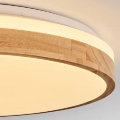 Luminaires Scandinaves-hofstein Plafonnier Sofo LED Blanc, 1 lumière, Télécommandes