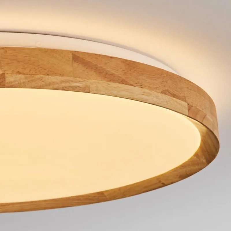 Luminaires Scandinaves-hofstein Plafonnier Sofo LED Blanc, 1 lumière, Télécommandes