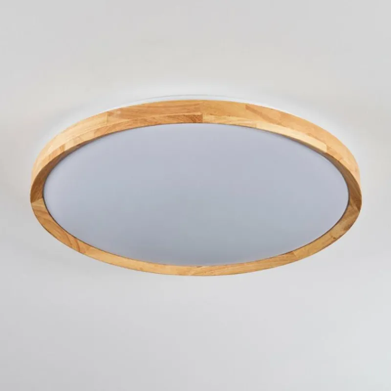 Luminaires Scandinaves-hofstein Plafonnier Sofo LED Blanc, 1 lumière, Télécommandes